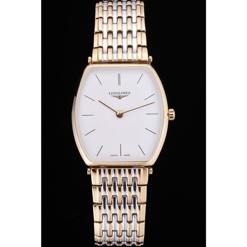 Longines La Grande Classique White Dial Two Tone Stainless Steel Band  622377 Replica Watches